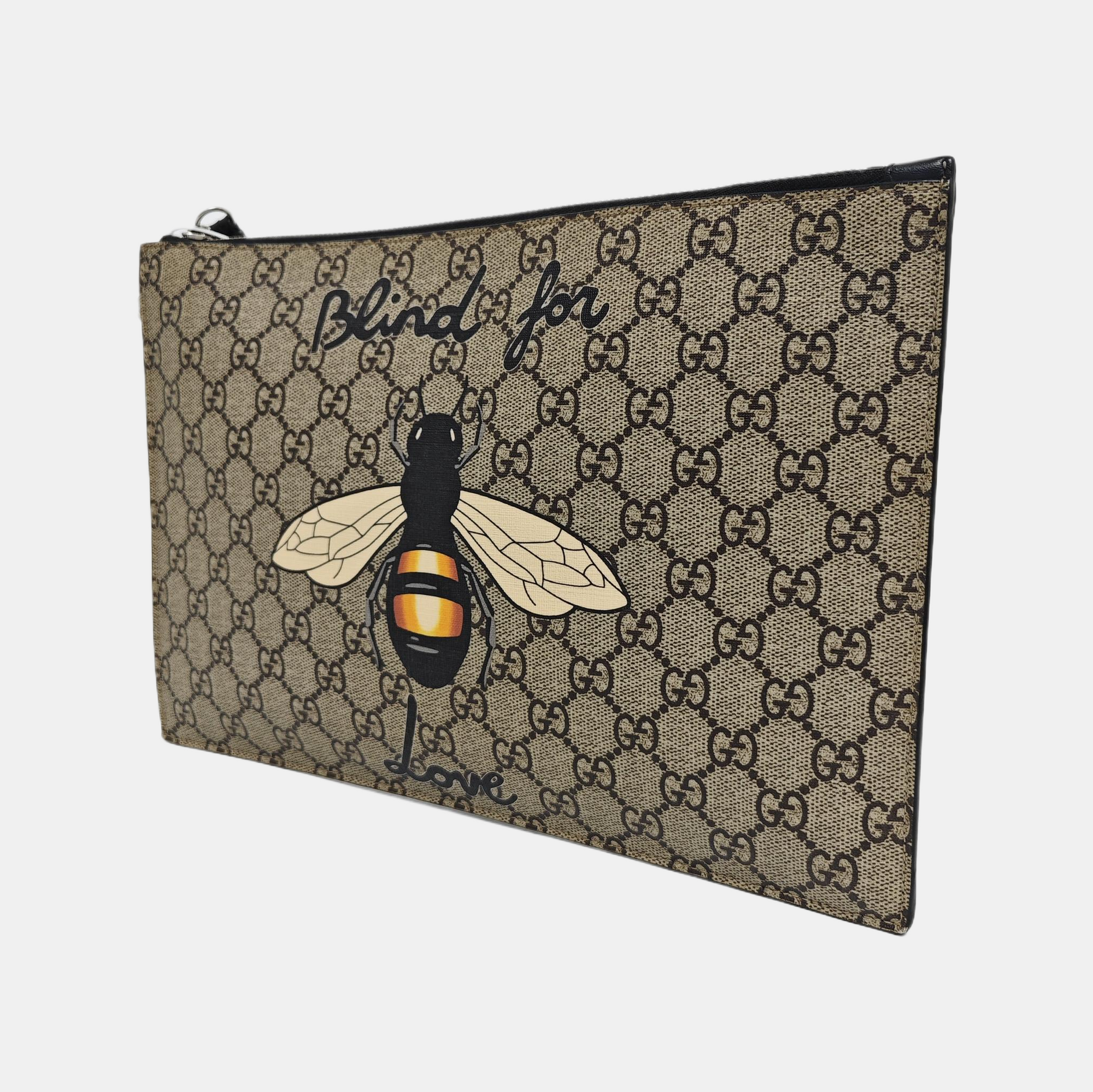 GG Supreme Monogram Coated Canvas Beige