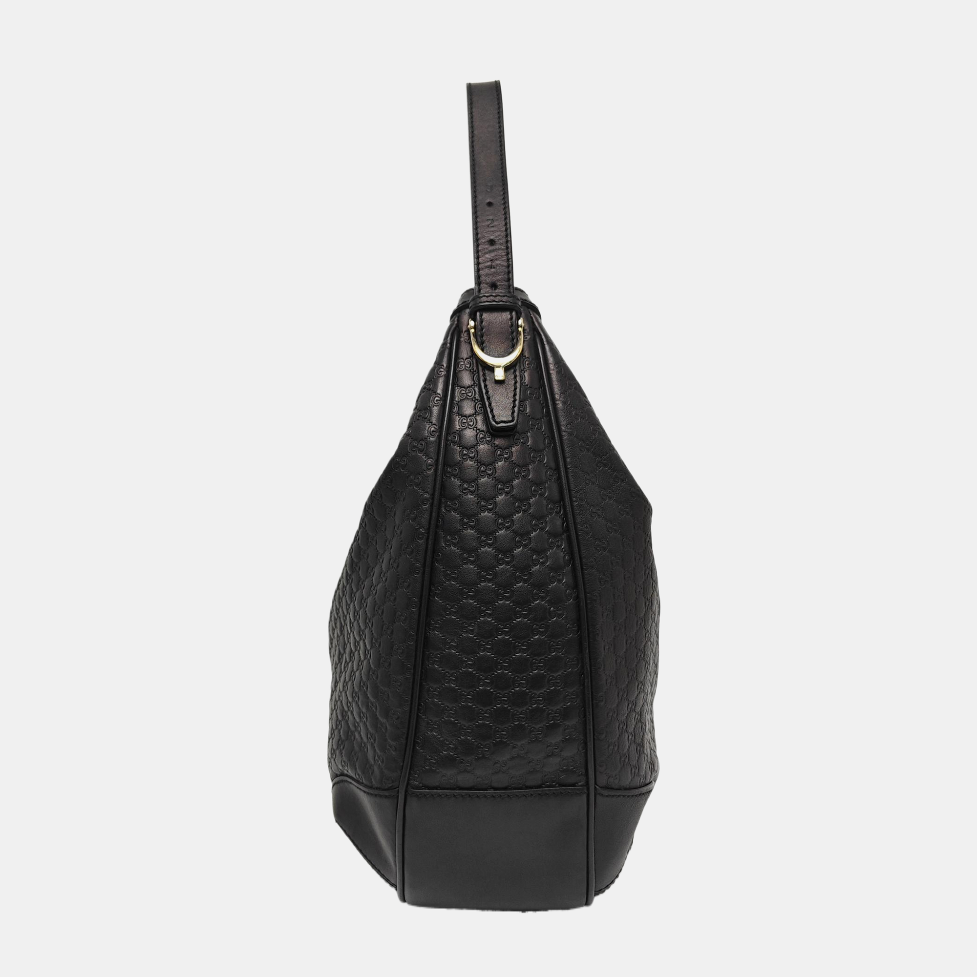 Monogram Calfskin Top Handle Bag Black