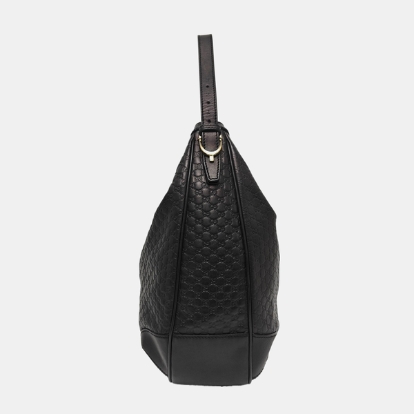 Monogram Calfskin Top Handle Bag Black