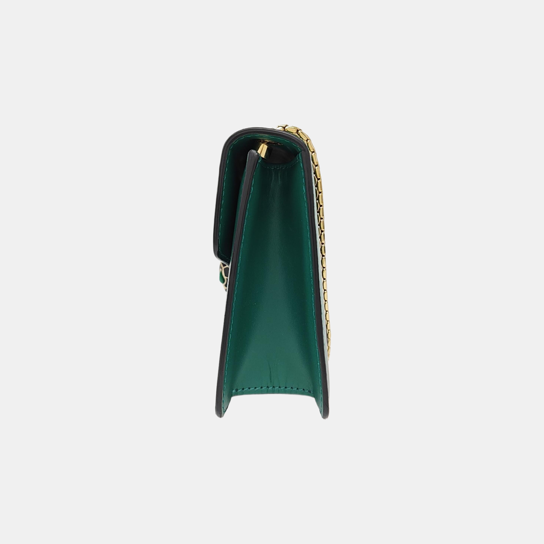 SERPENTI FOREVER Small Calfskin Green