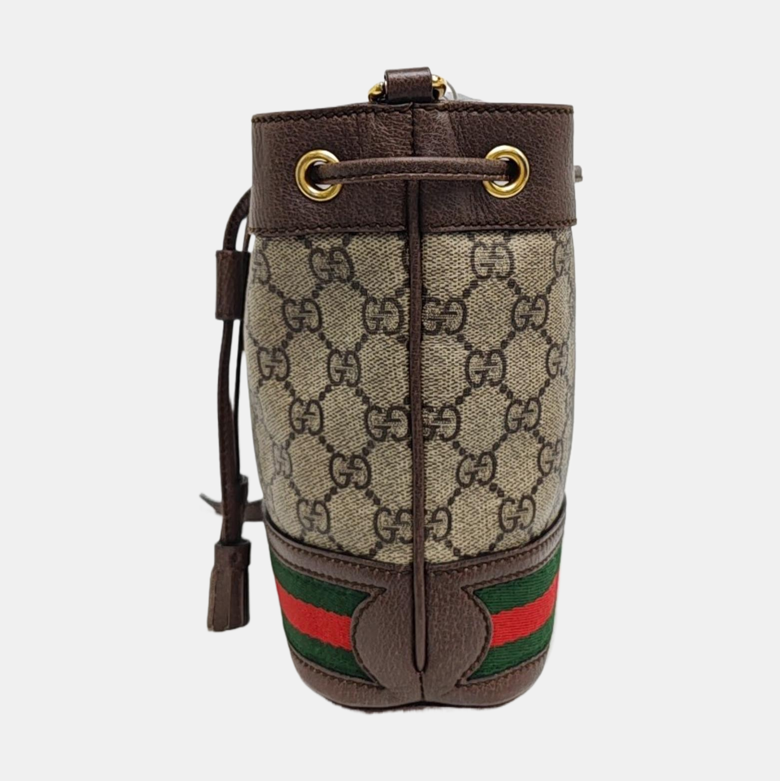 Ophidia Mini Monogram Coated Canvas Beige