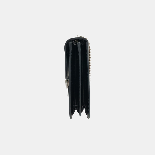 Interlocking G Large Patent Leather Black