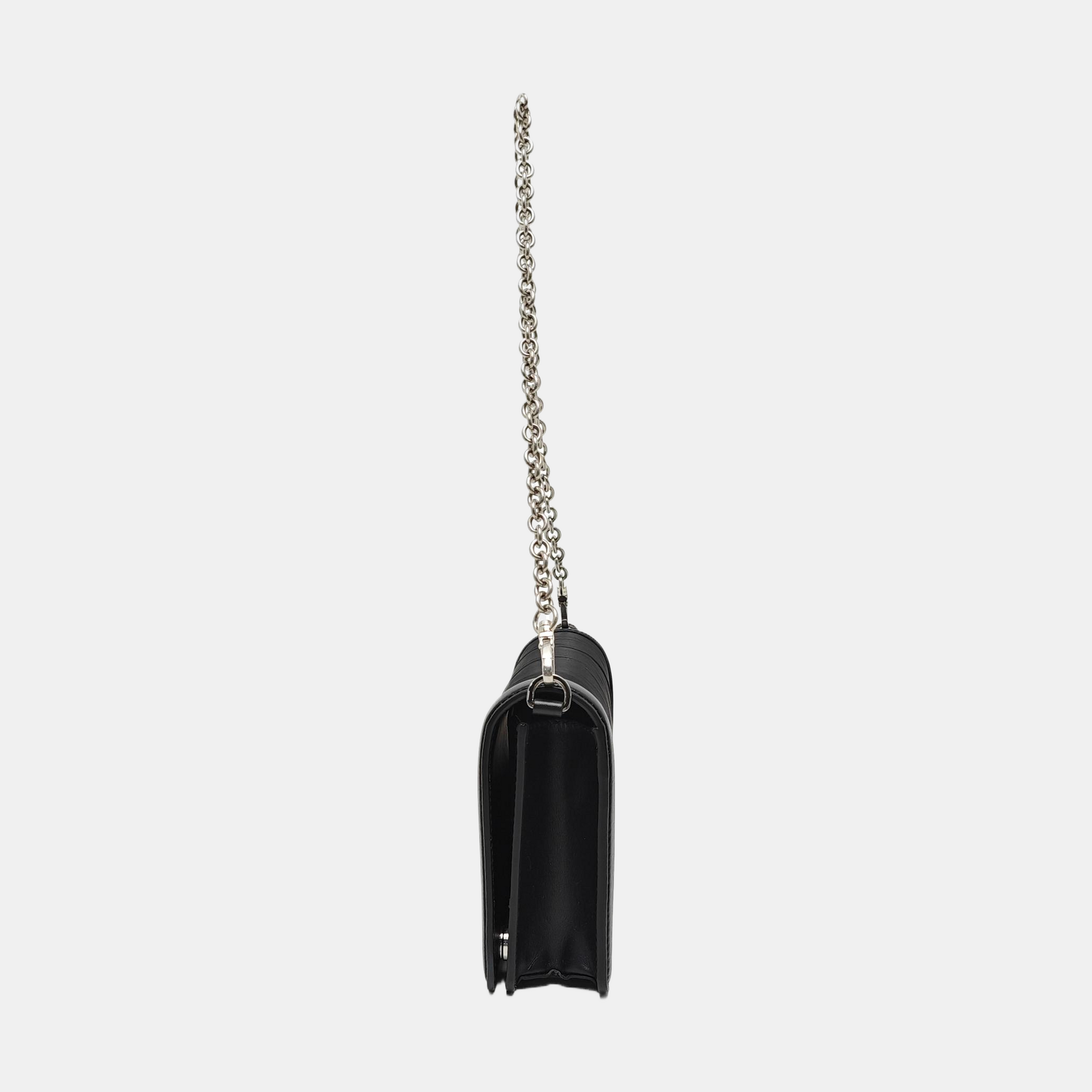 Nylon Shoulder Bag Mini Black