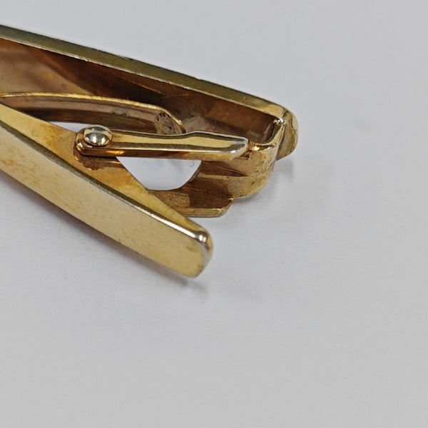 Metal Tie Clip Gold