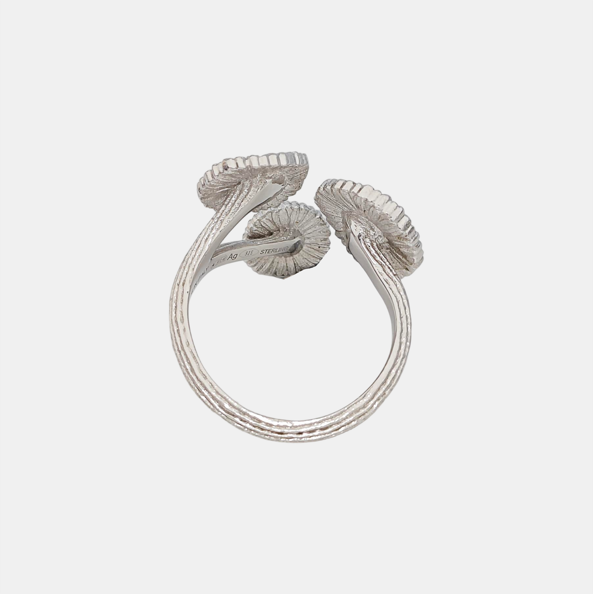 BLOSSOMS 925 Sterling Silver Ring EU 58