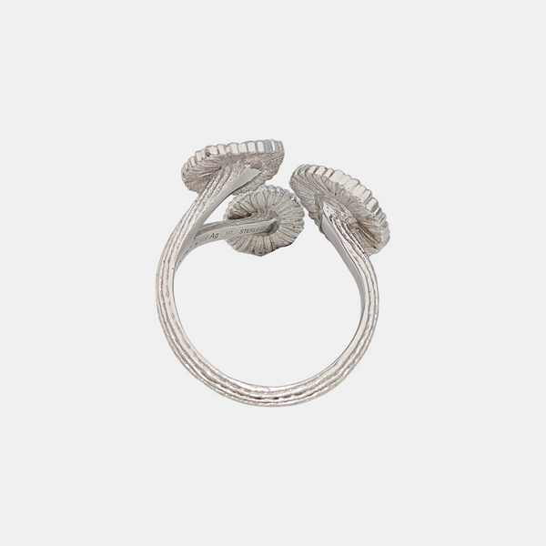 BLOSSOMS 925 Sterling Silver Ring EU 58