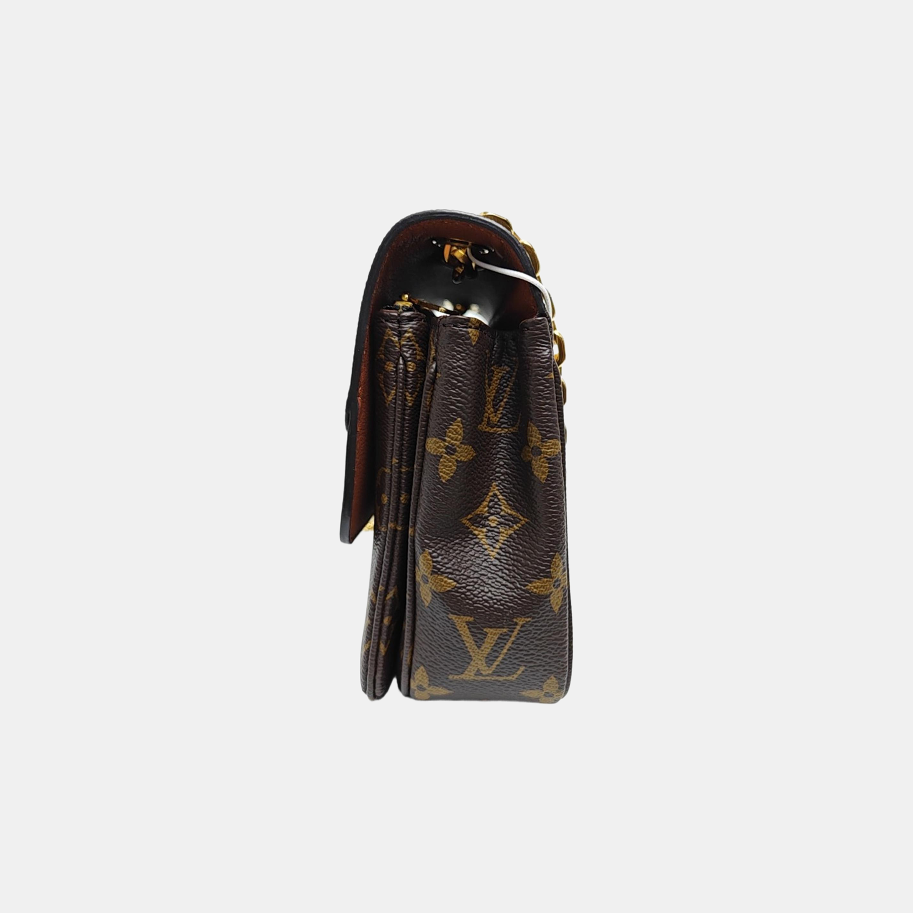 MARCEAU Monogram Coated Canvas Brown