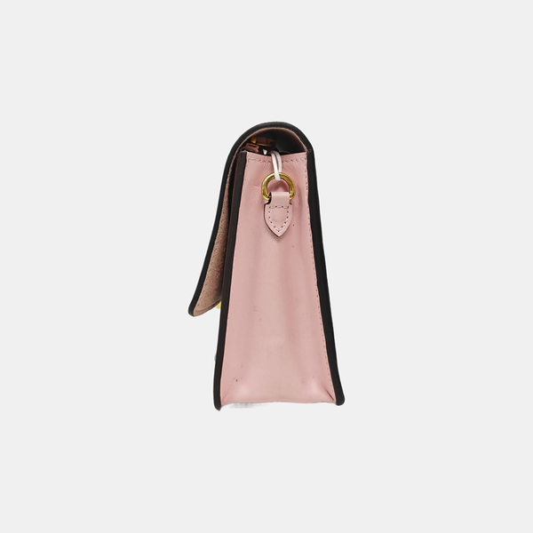 FLORE Monogram Coated Canvas Brown