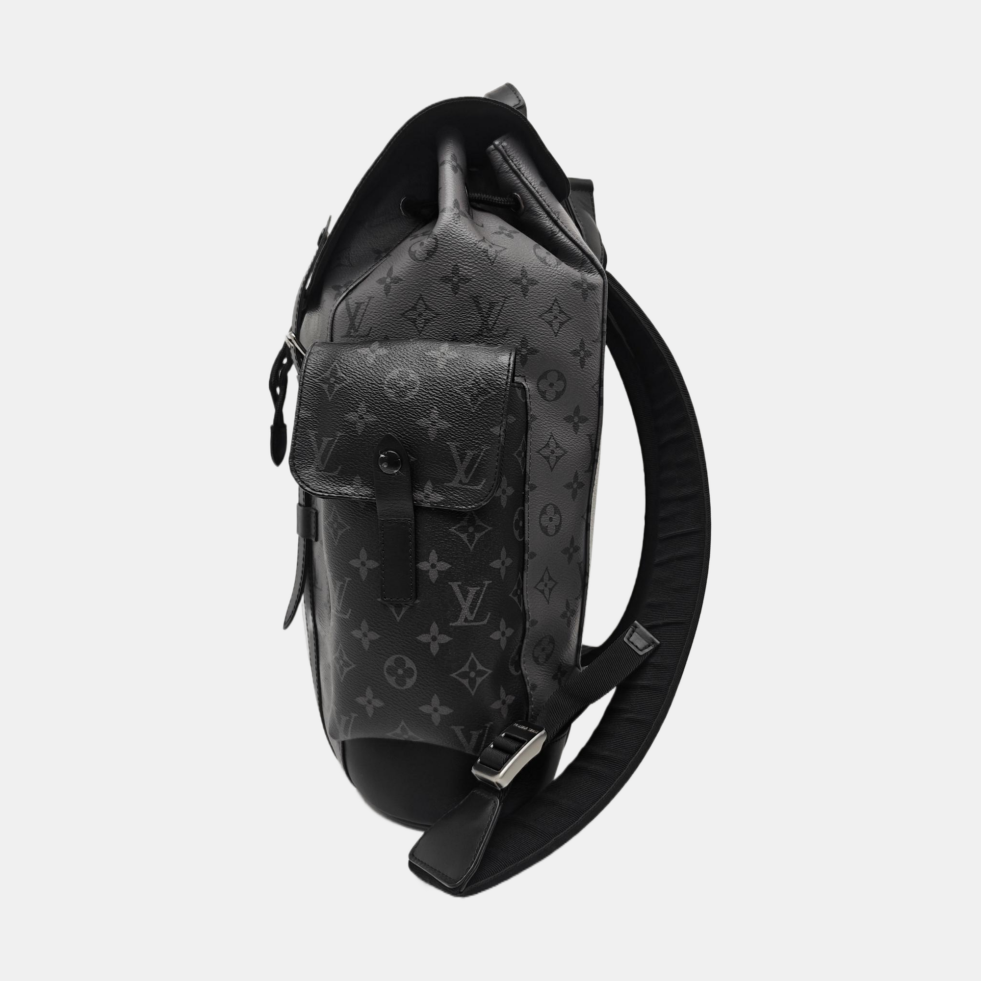 CHRISTOPHER Monogram Coated Canvas Gray