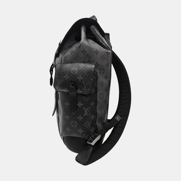 CHRISTOPHER Monogram Coated Canvas Gray