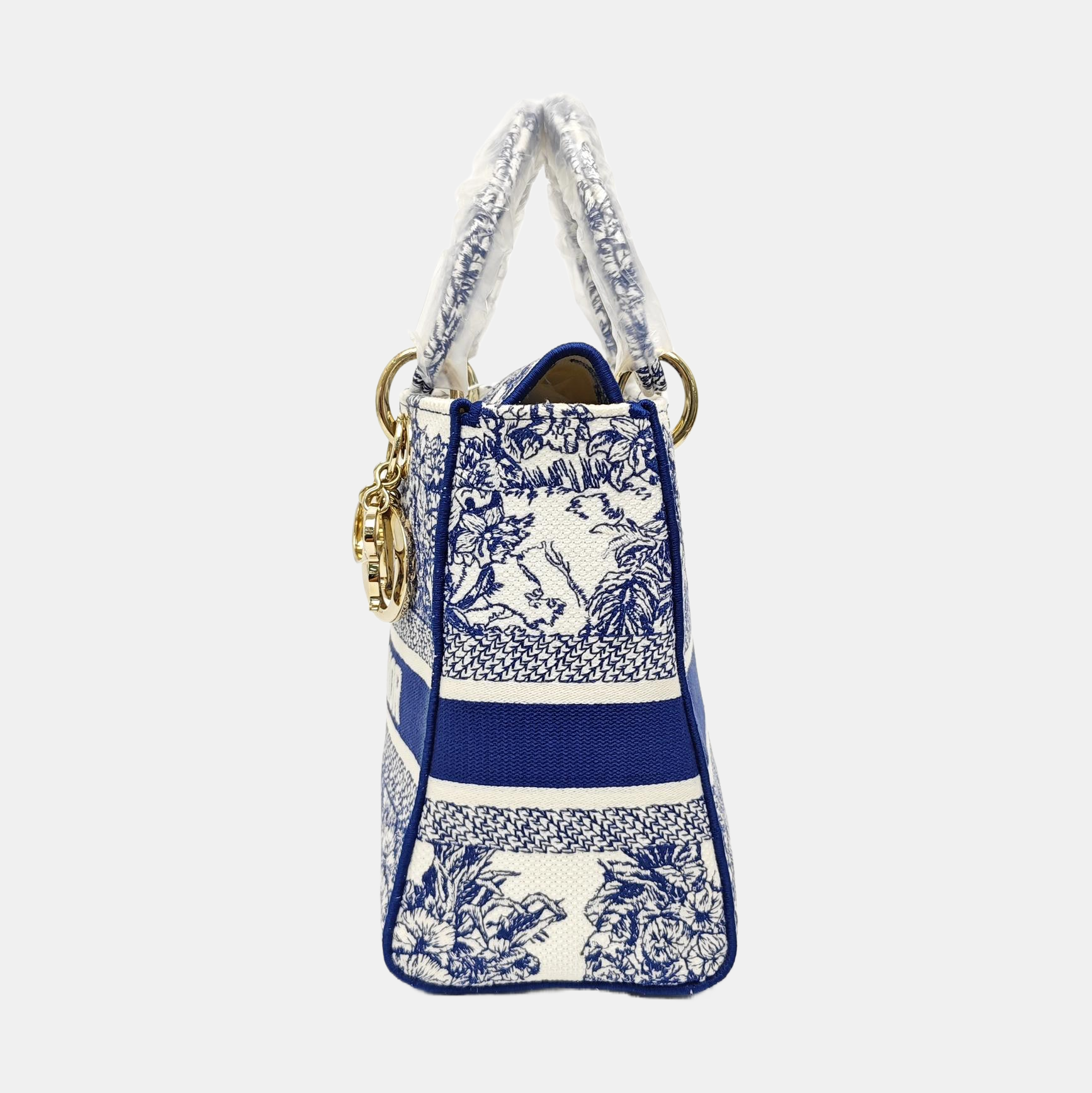 Lady D-Lite Medium Canvas Blue