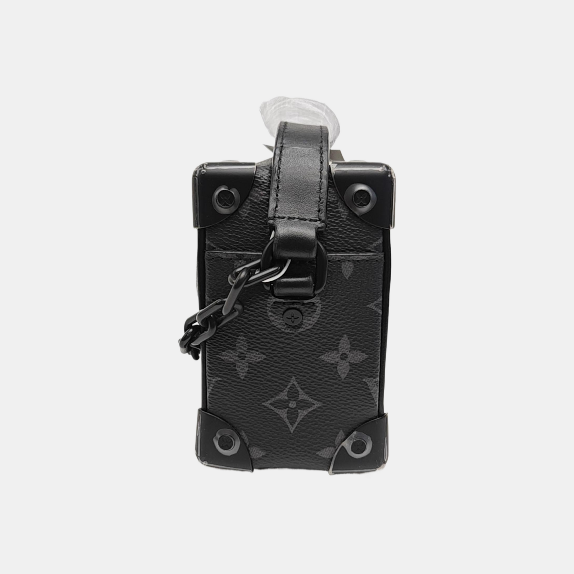 SOFT TRUNK Mini Monogram Coated Canvas Black