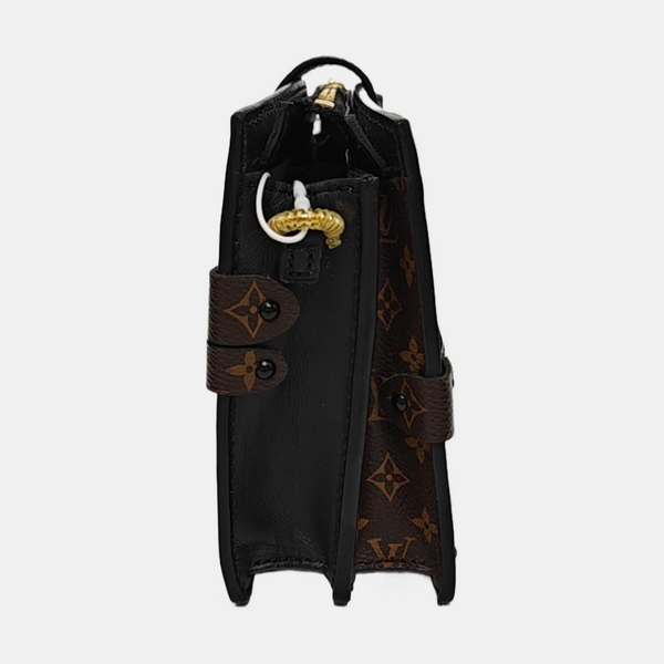 TRUNK Monogram Coated Canvas Brown