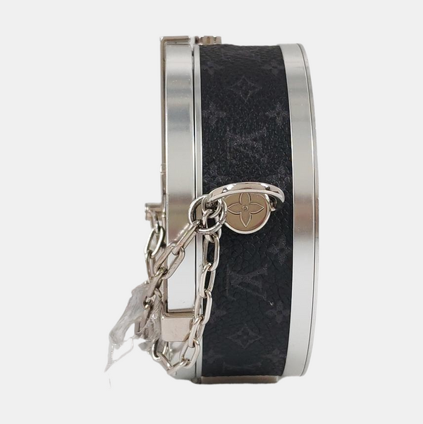 Monogram Coated Canvas Crossbody Bag Black