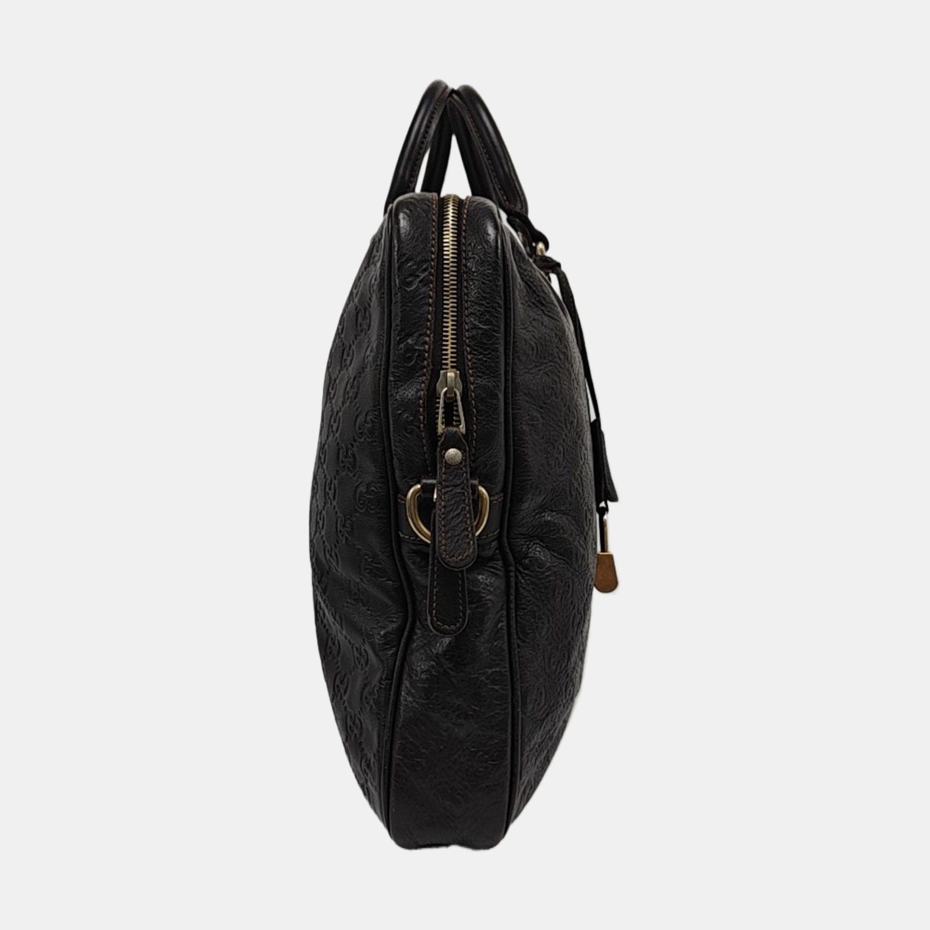 Signature Monogram Calfskin Brown