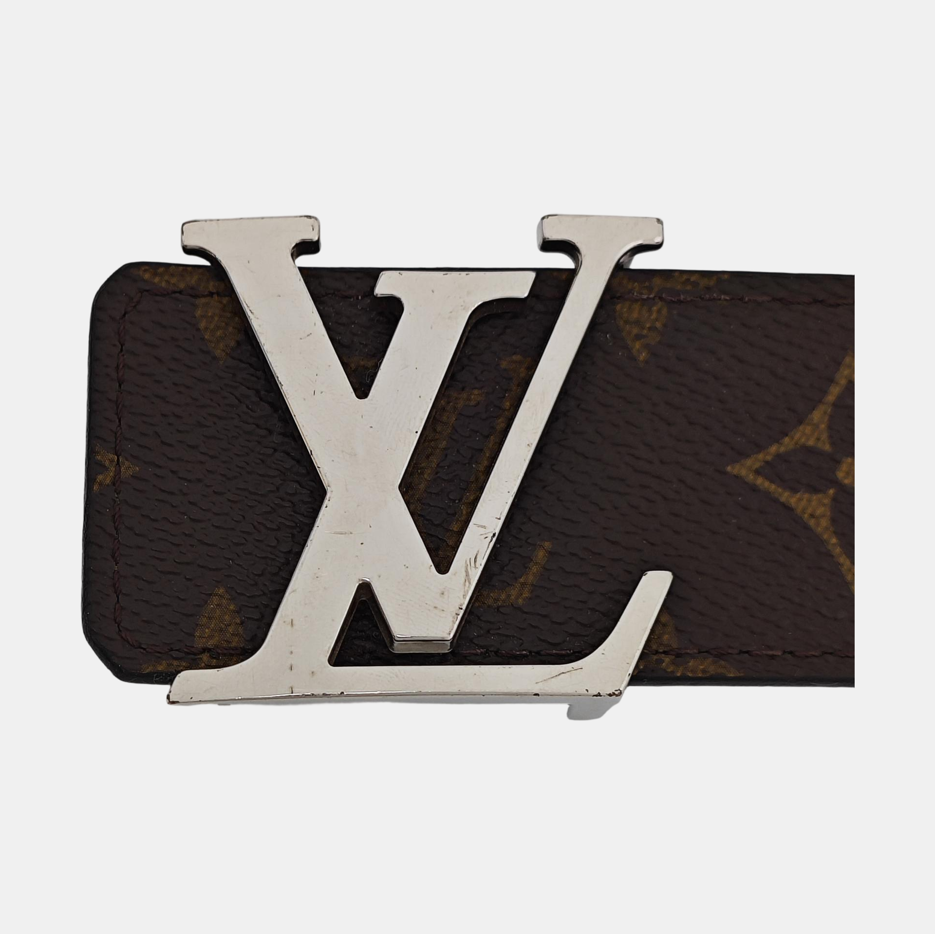 Coated Canvas Belt Brown