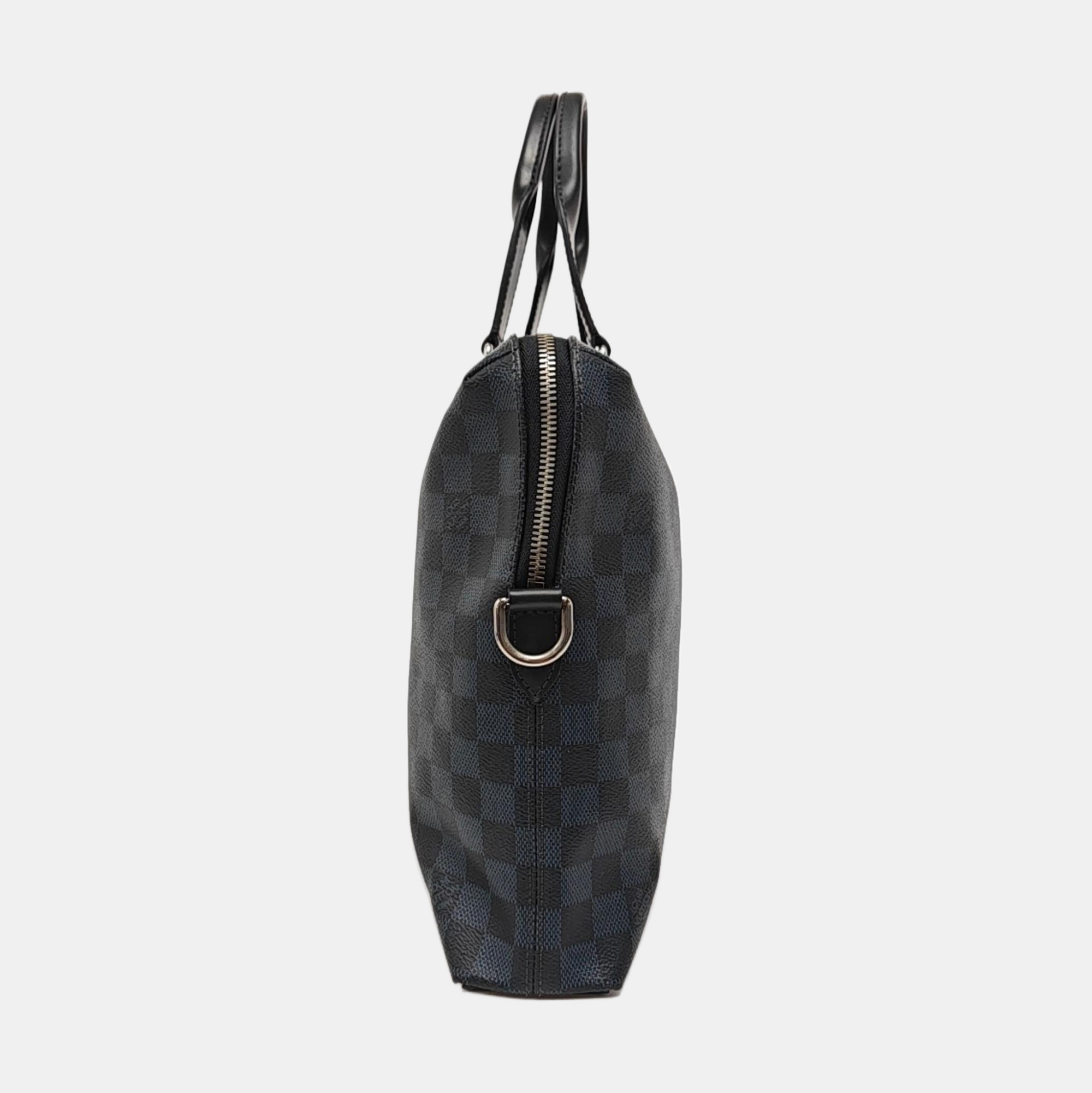 PORTE-DOCUMENTS Damier Coated Canvas Blue