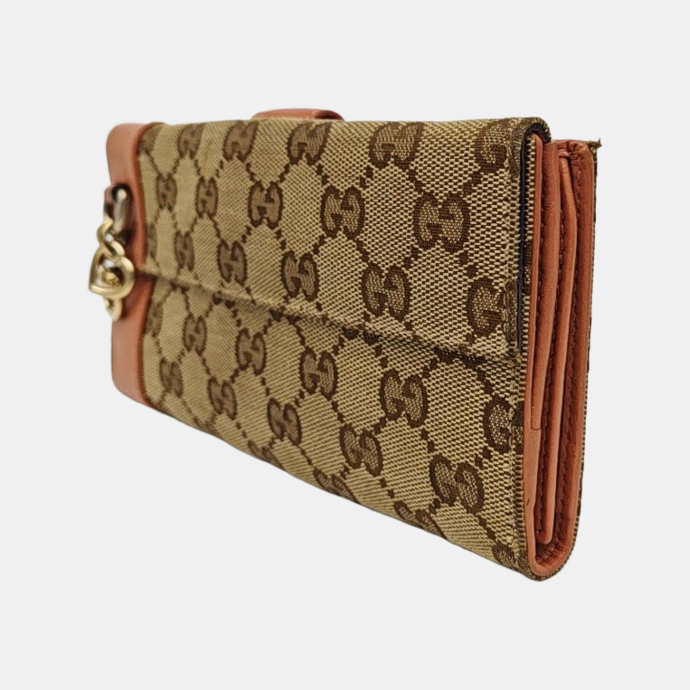 Monogram Canvas Wallet Brown
