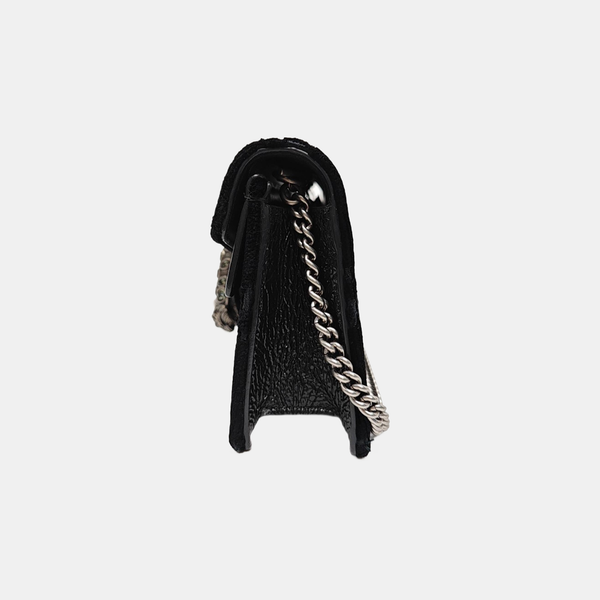 Dionysus Super Mini Monogram Suede Black