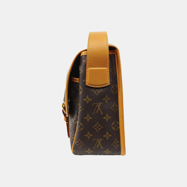 SATCHEL Monogram Coated Canvas Brown