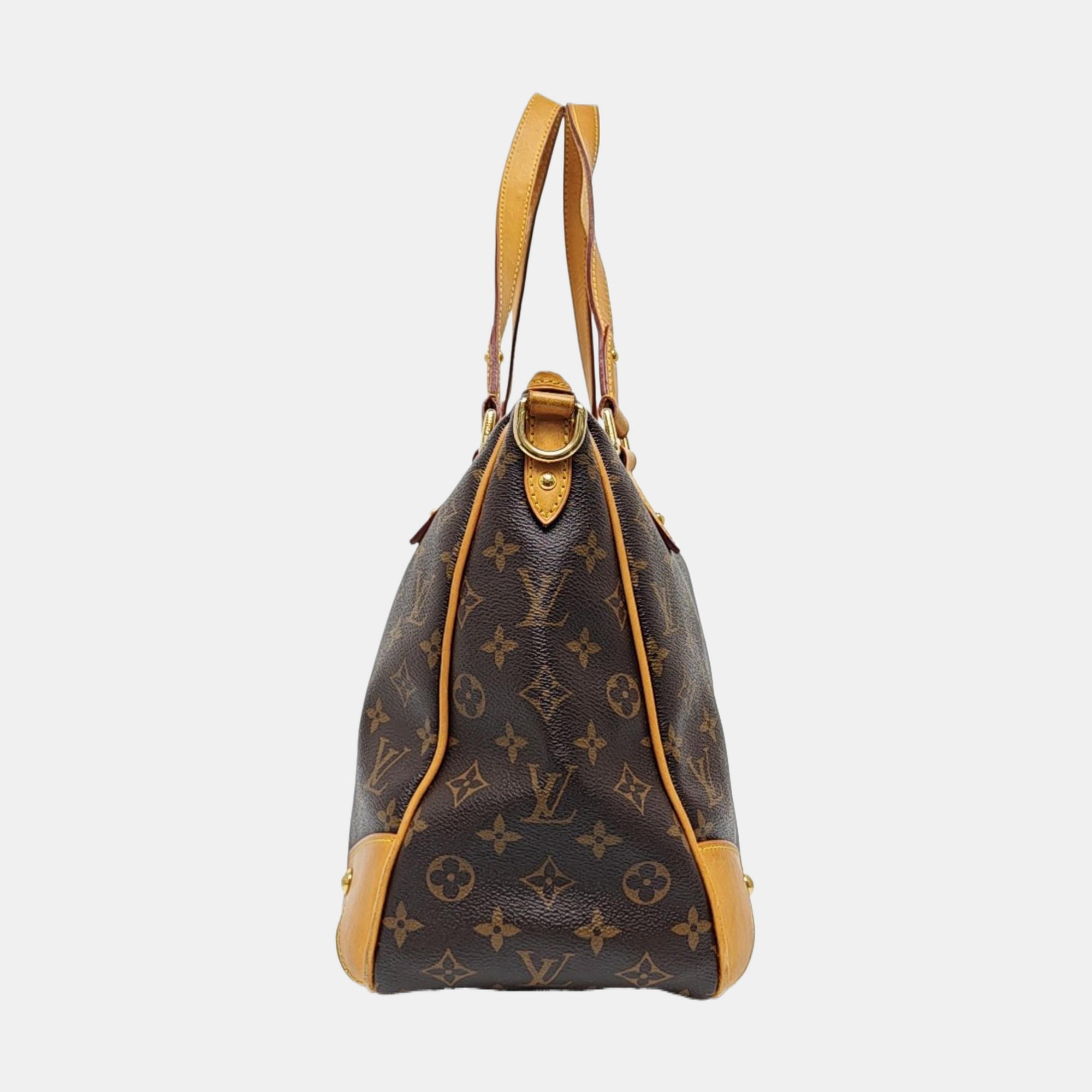 ESTRELA GM Monogram Coated Canvas Brown
