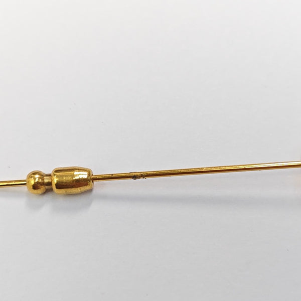 Metal Gold Brooch