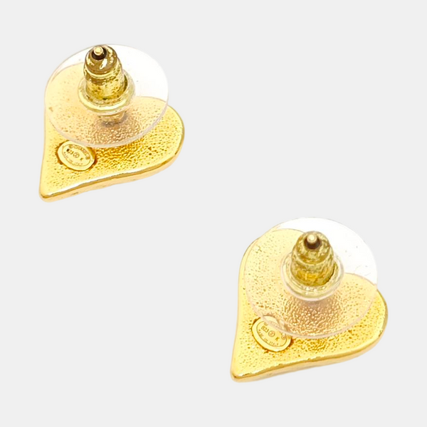 Metal Gold Stud Earrings