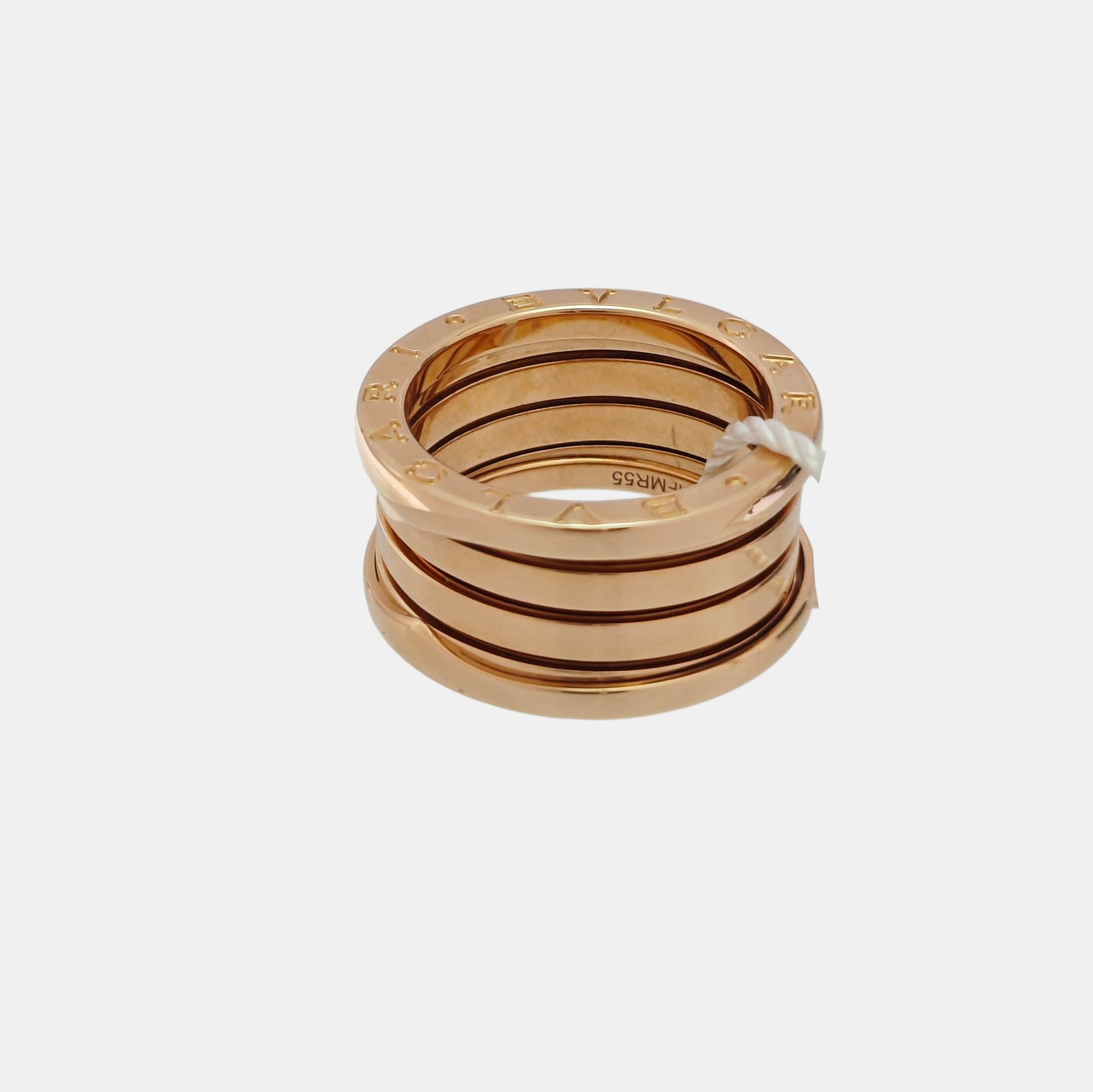 B.ZERO1 18k Rose Gold Ring EU 54