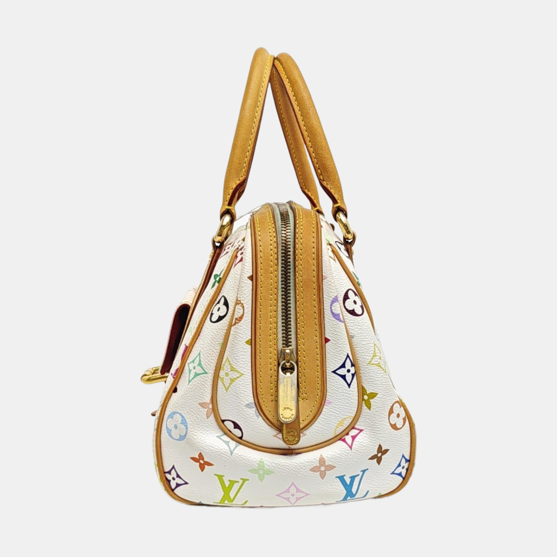 LV × TM PRISCILLA Monogram Coated Canvas White