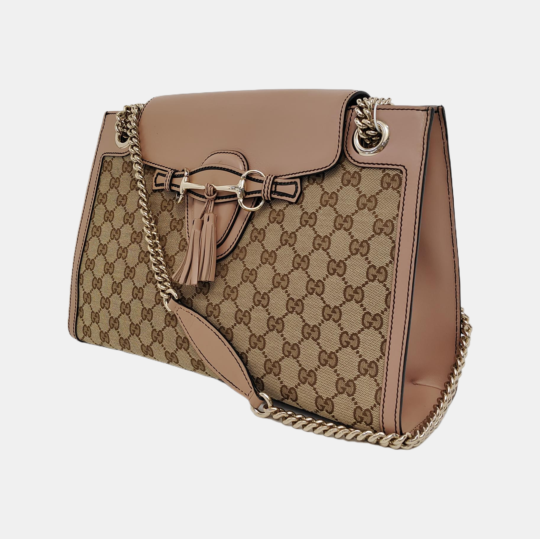 Emily Chain Monogram Canvas Brown