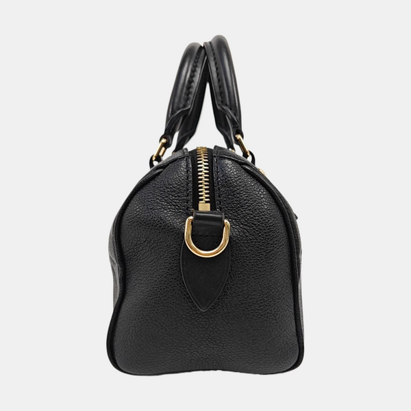 SPEEDY 20 Monogram Calfskin Black