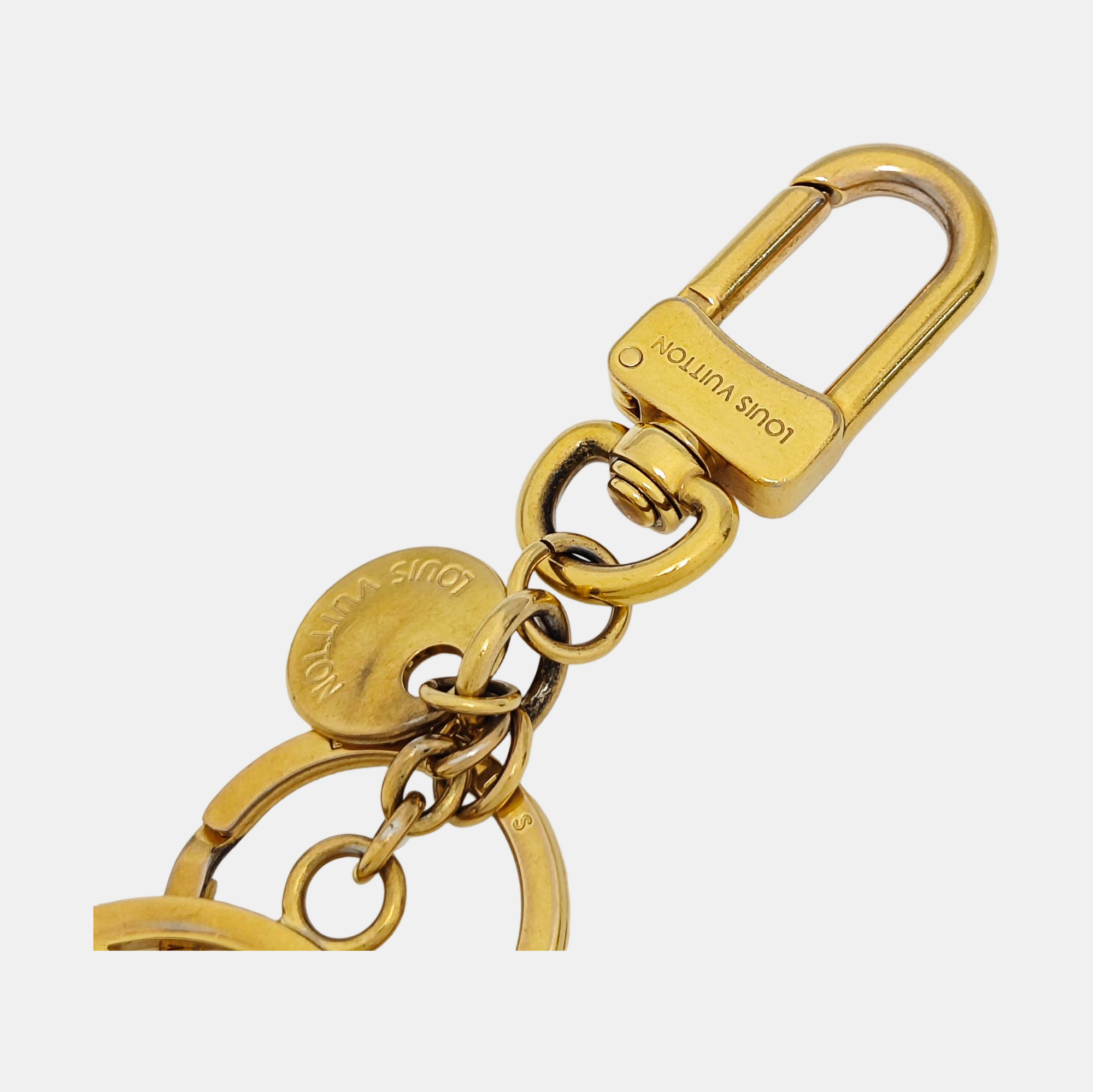 Metal Bag Charm Gold