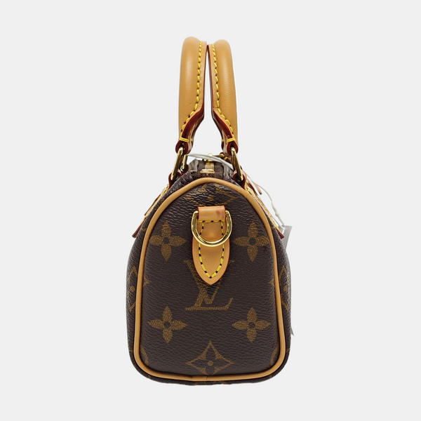 SPEEDY Nano Monogram lona revestida marrón