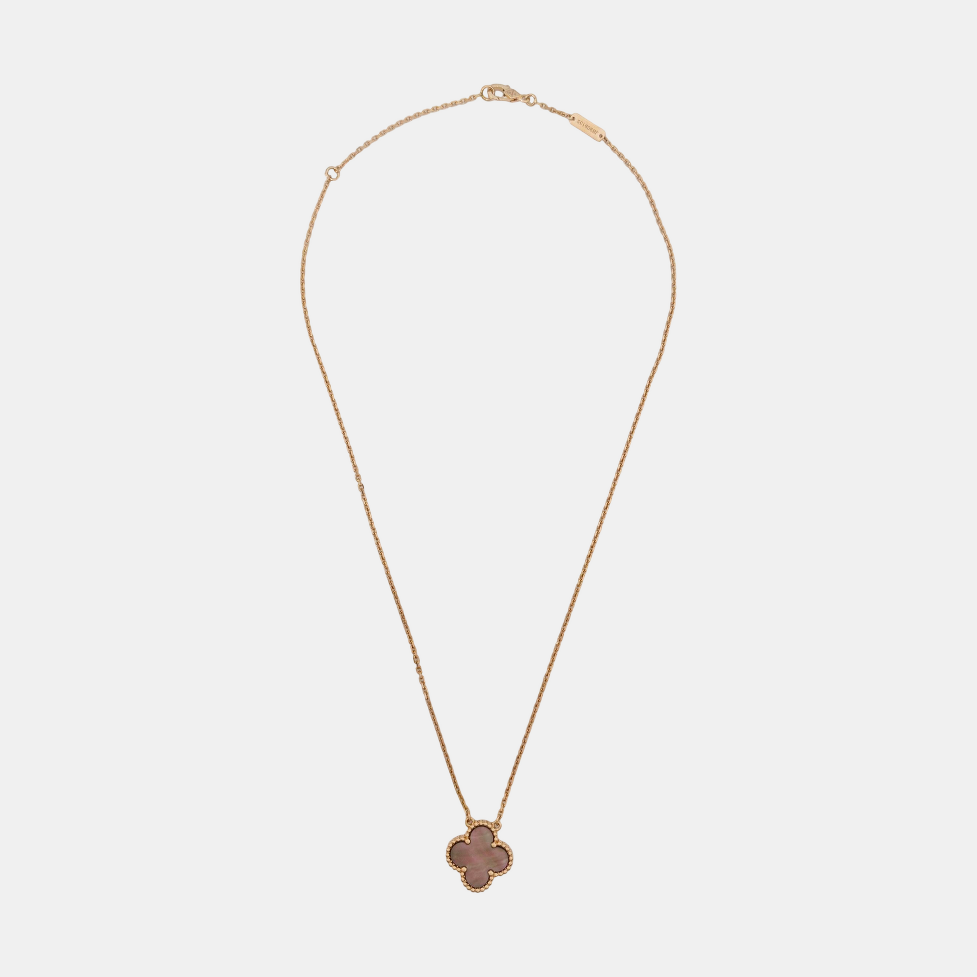 Vintage Alhambra 18k Rose Gold Necklace