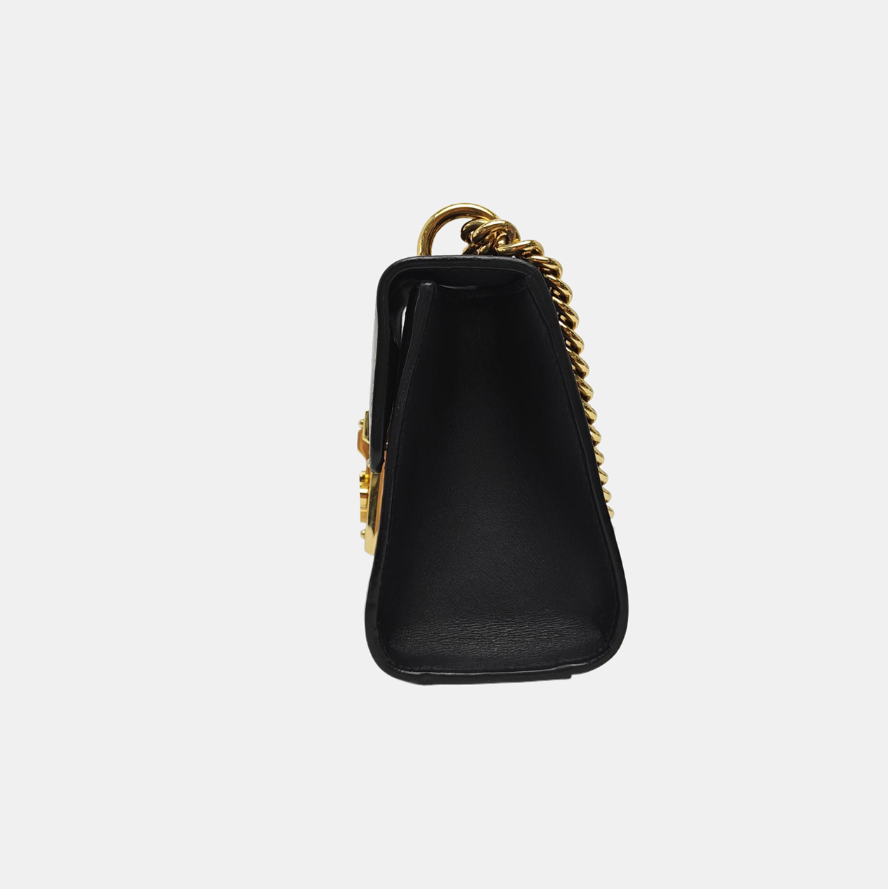 Padlock Small Monogram Coated Canvas Beige