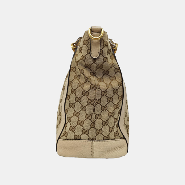 Monogram Canvas Tote Bag Beige