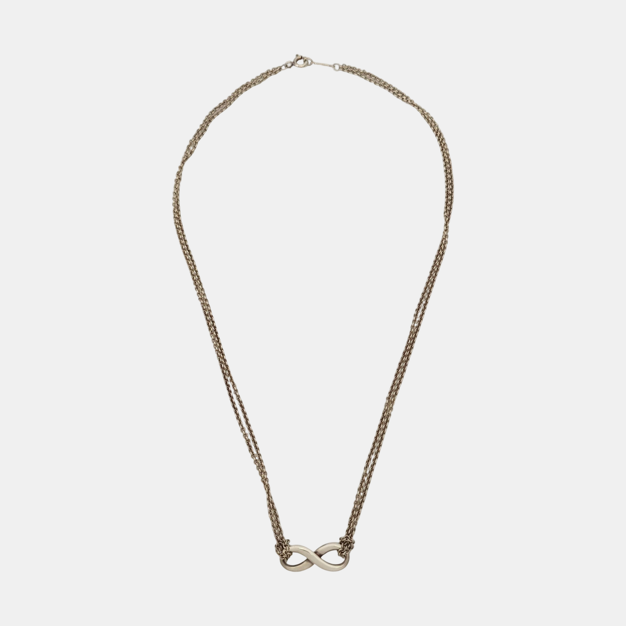 Tiffany Infinity 925 Sterling Silver Necklace