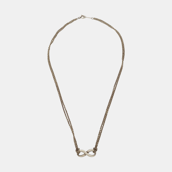 Tiffany Infinity 925 Sterling Silver Necklace