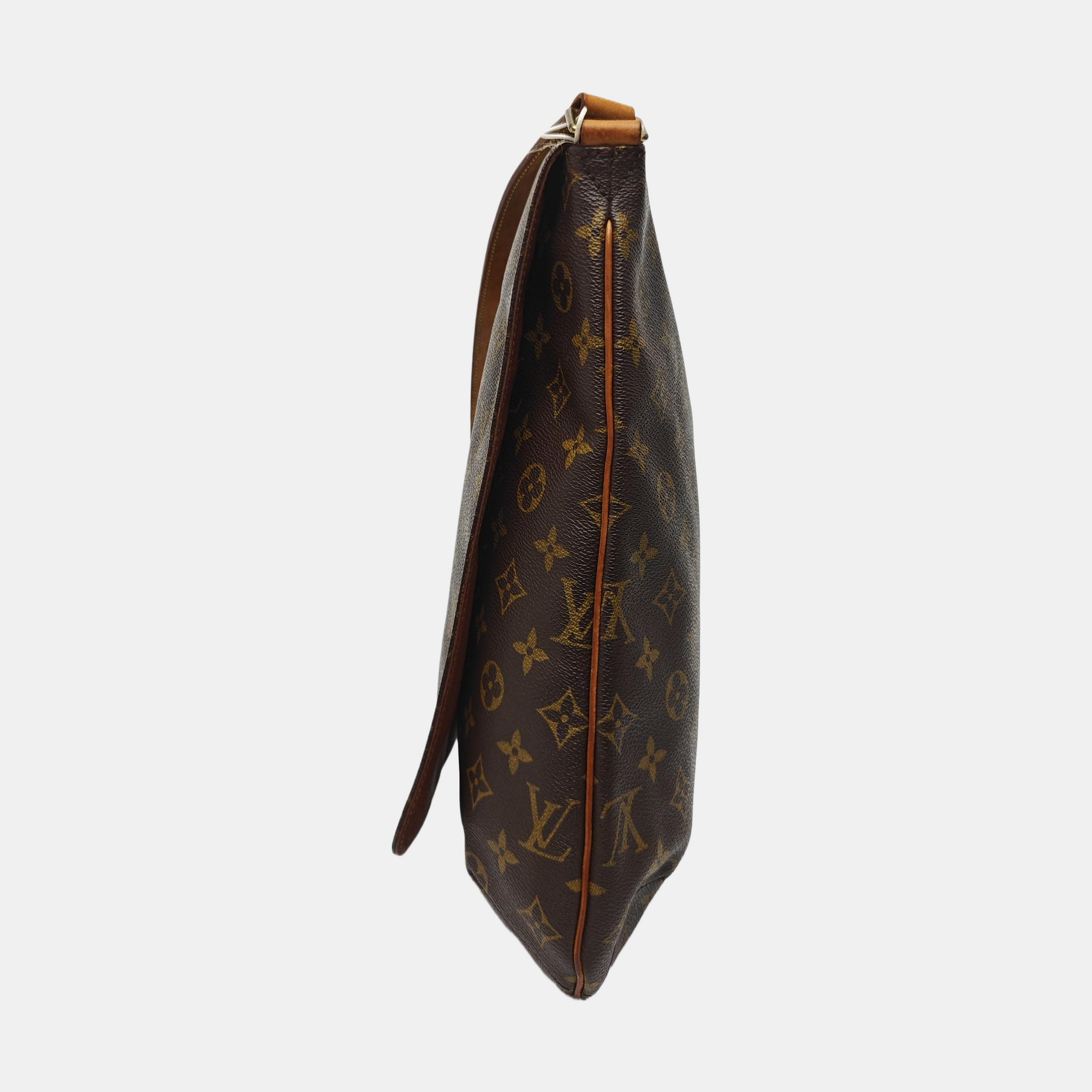 MUSETTE TANGO Monogram Coated Canvas Brown