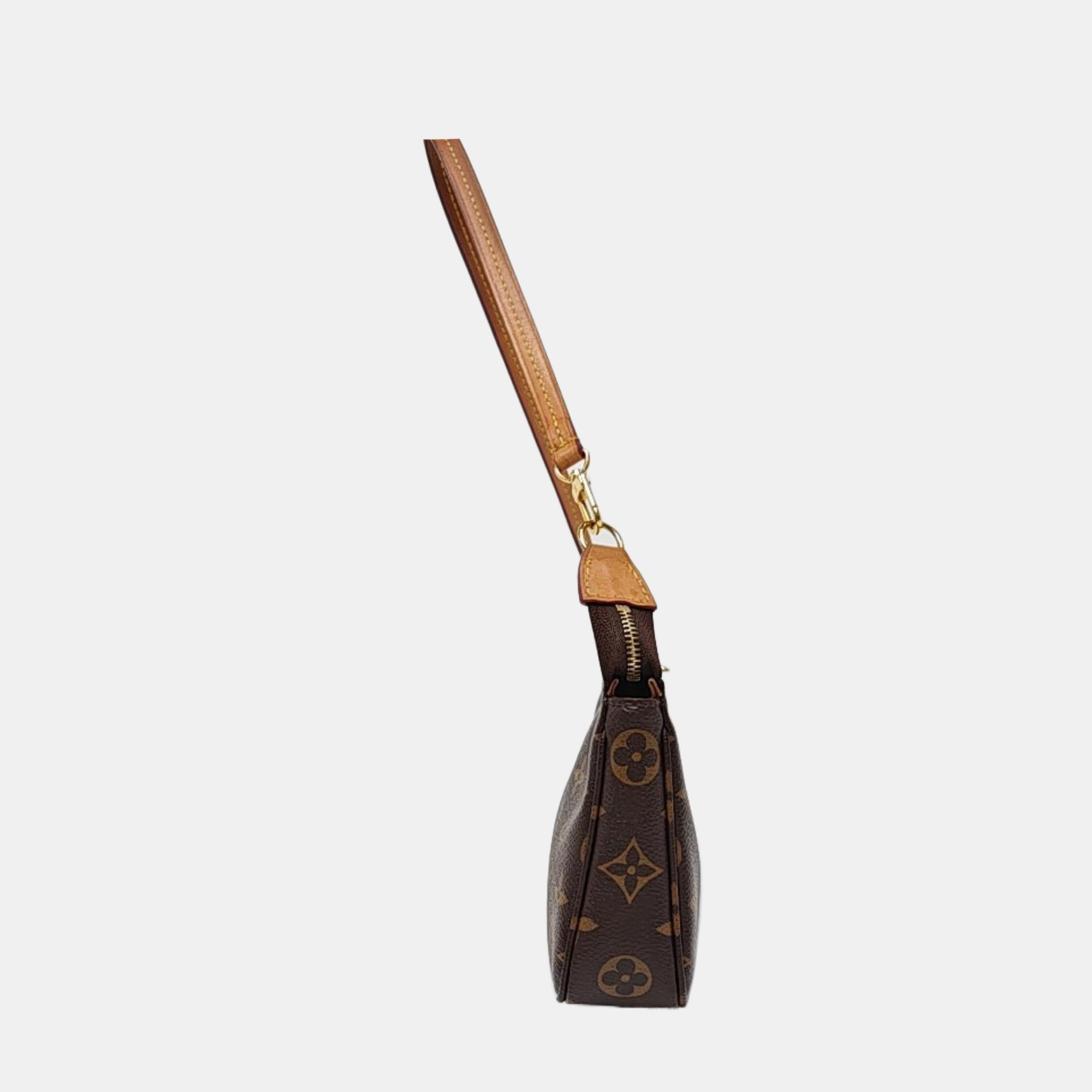 ACCESSOIRES GM Monogram Coated Canvas Brown