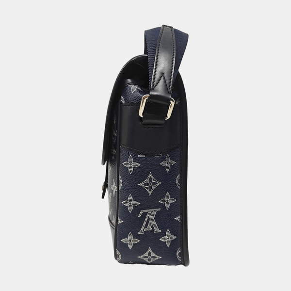 CHAPMAN SAVANE BB Monogram Coated Canvas Blue