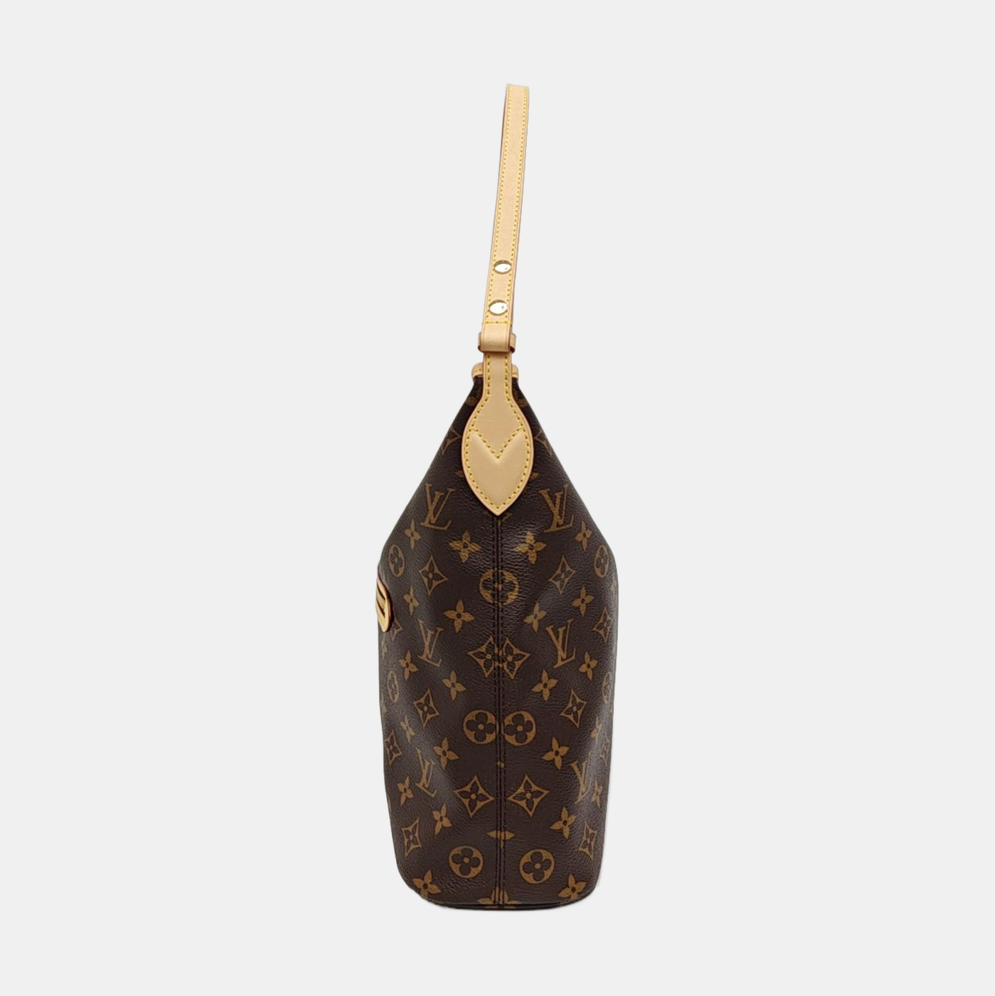 Line Up Monogram Coated Canvas Brown
