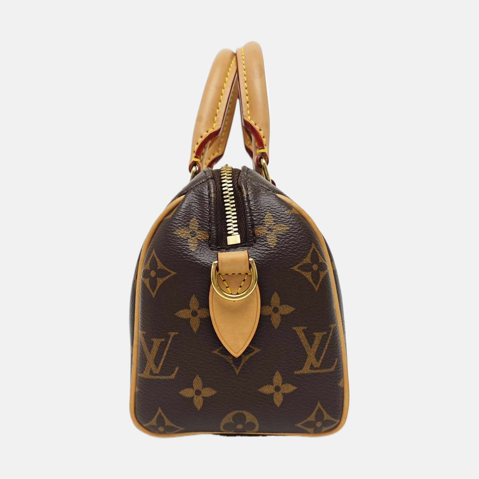 SPEEDY 20 Monogram Coated Canvas Brown