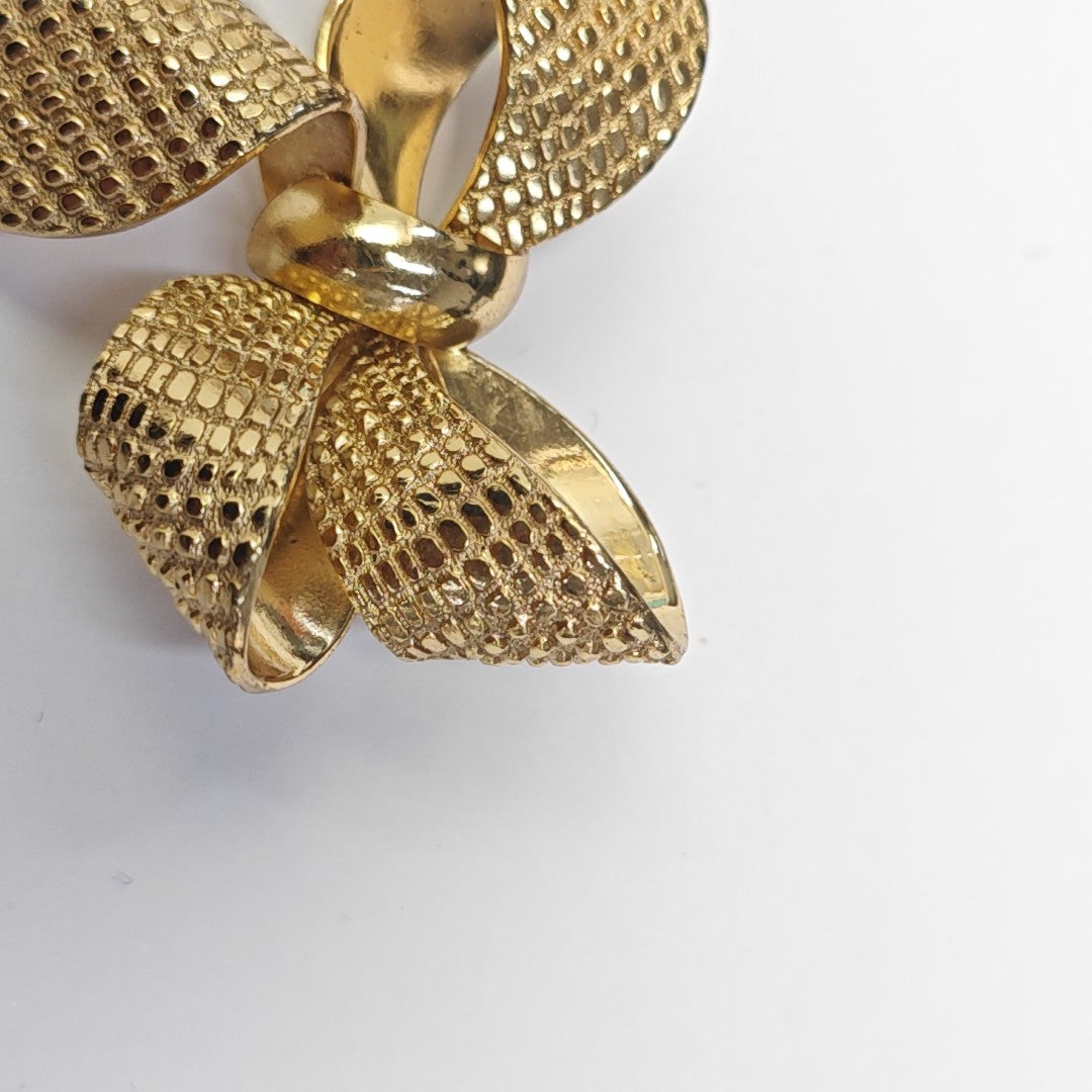 Metal Gold Brooch