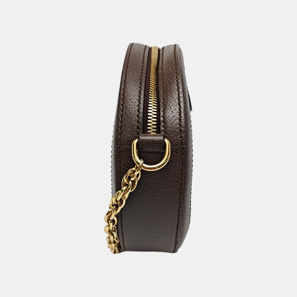Ophidia Mini Monogram Coated Canvas Beige