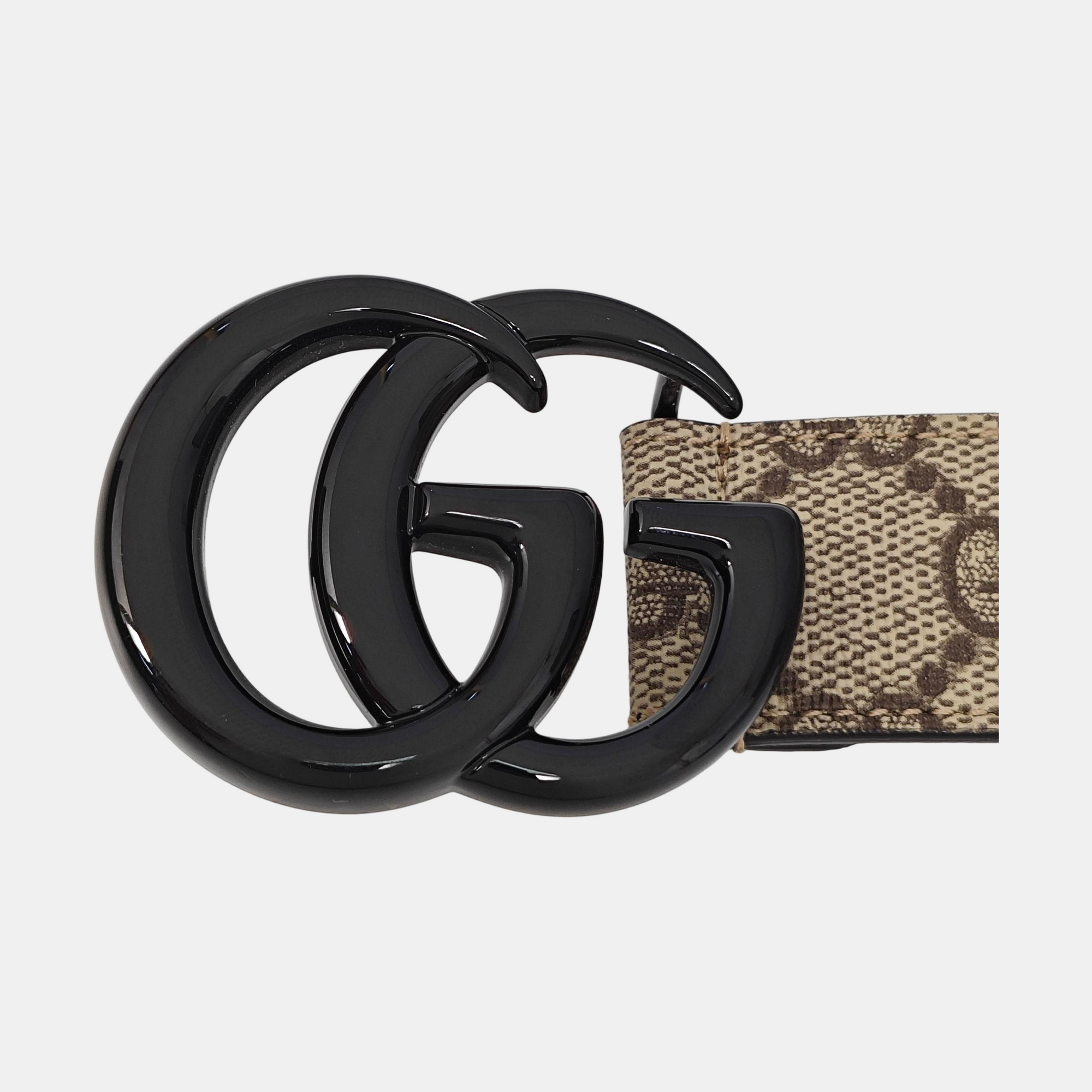Leather Belt Beige