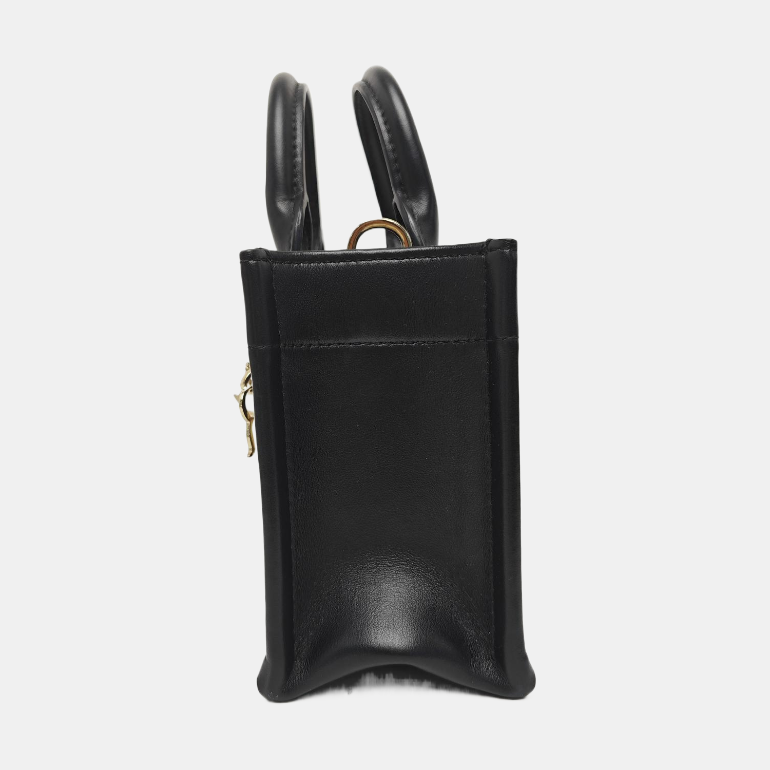 Lady D-Joy Mini Cannage Calfskin Black