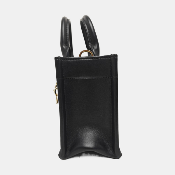 Lady D-Joy Mini Cannage Calfskin Black