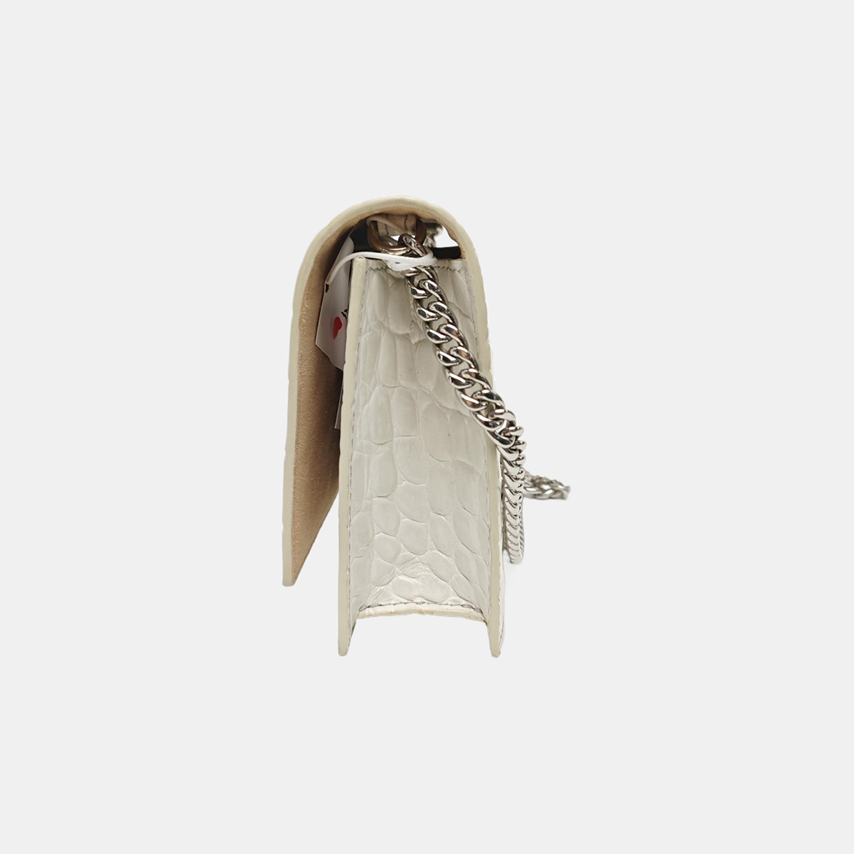 Calfskin Shoulder Bag White