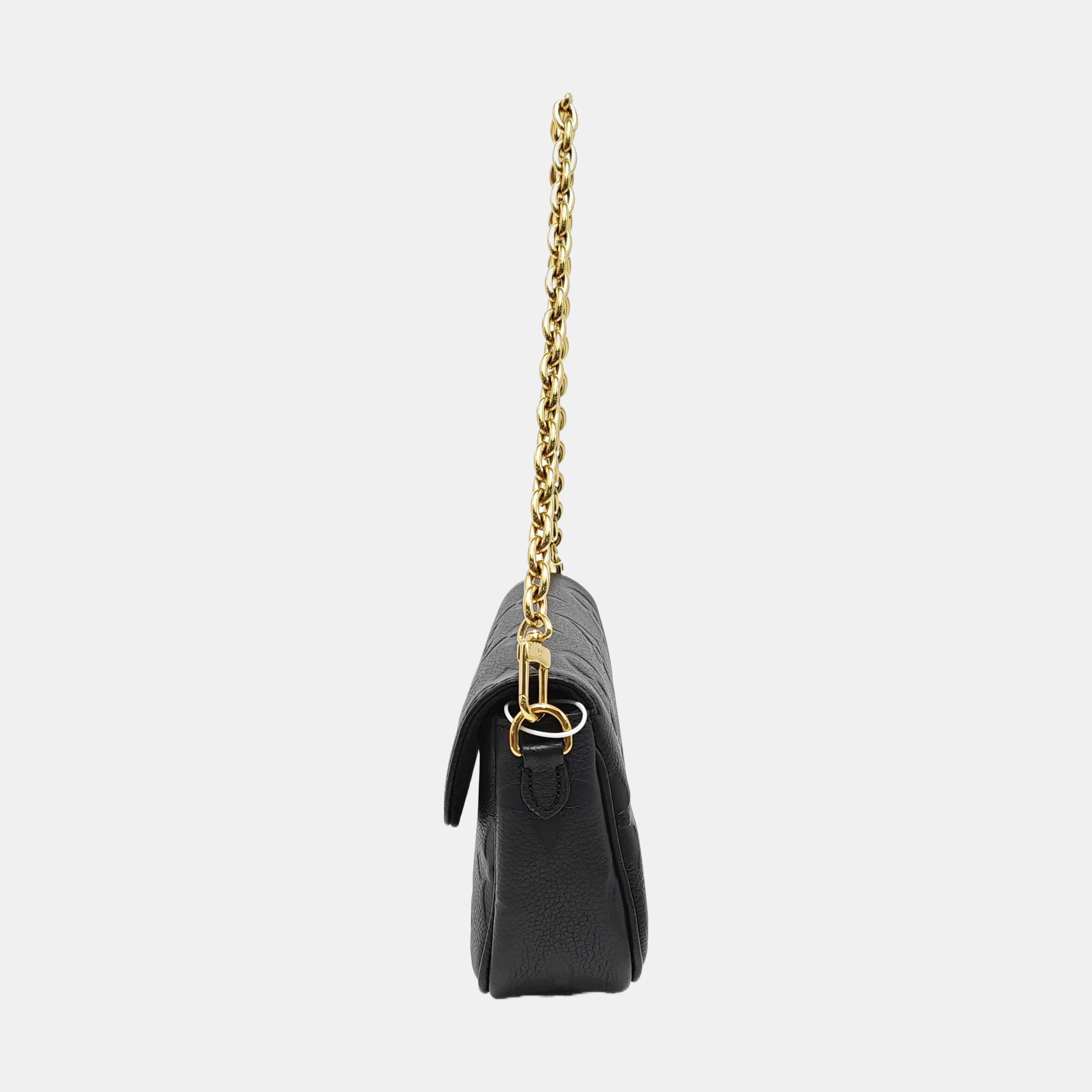 IVY Monogram Calfskin Black